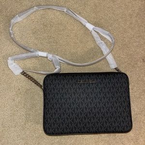 Michael Kors black Jet Set crossbody bag